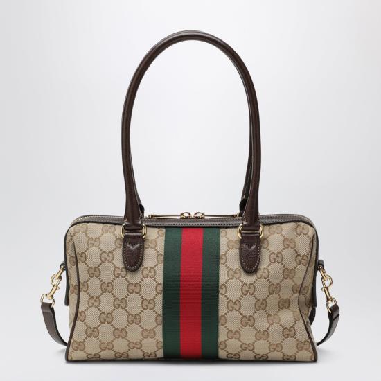 26FW 구찌 보르세토 GG 캔버스 미디엄 보스턴백 866732FAFV9 Multicolor - GUCCI