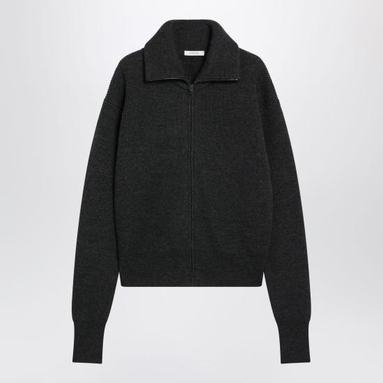 26FW 르메르 버진 울지퍼 가디건 버진 울지퍼 가디건 PO0051LK1068 Black