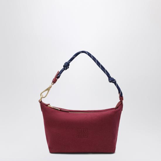 26SS 미우미우 스피릿 나파 레더 파우치 5NE8412IA7 Burgundy