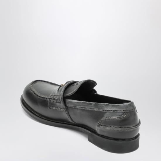 25FW 미우미우 로퍼 5D773D0205OD Black - MIU MIU