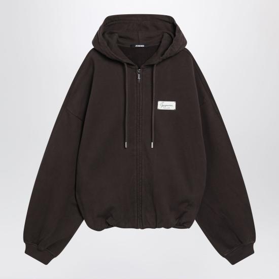 26FW 자크뮈스 후드 티셔츠 HOU00314AJ00325 Brown
