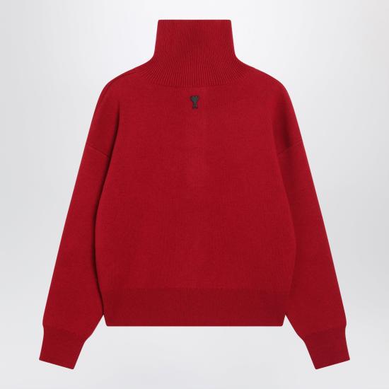 26FW 아미 긴팔 티셔츠 UKS885DKN0192 Red - AMI
