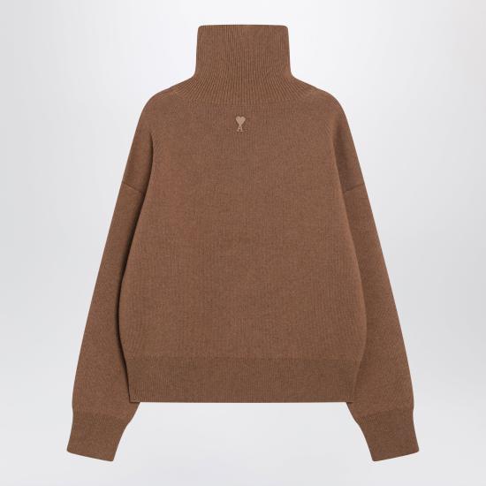 26FW 아미 긴팔 티셔츠 UKS885DKN0192 Beige - AMI