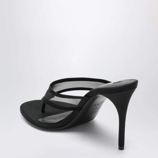 26FW 알라이아 뮬/슬리퍼 AA3S2040A063PL Black - ALAIA