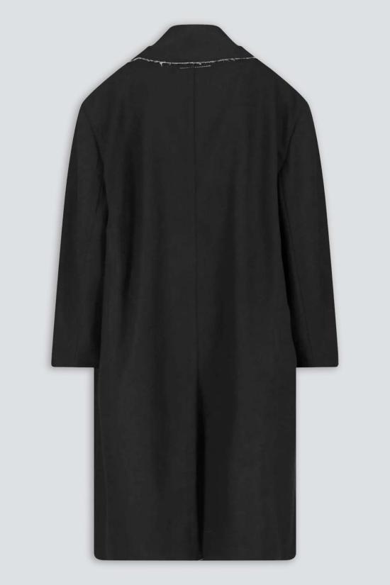  MM6 메종마르지엘라 코트 Mm6 메종 마르지엘라 로우 엣지 울 - MM6 MAISON MARGIELA