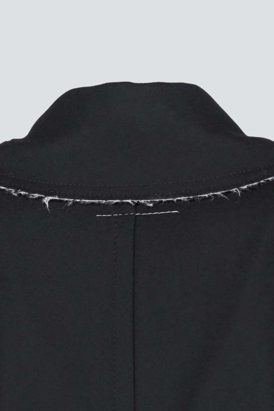  MM6 메종마르지엘라 코트 Mm6 메종 마르지엘라 로우 엣지 울 - MM6 MAISON MARGIELA