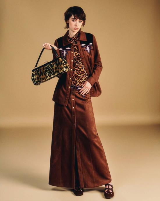  안나 수이 스커트 726I10 BROWN - ANNA SUI