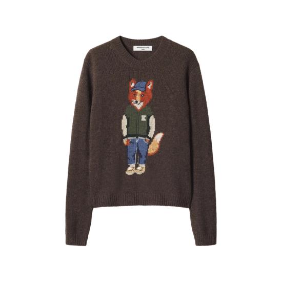 26FW 메종키츠네 자켓 MRWKJ09KT1241 DKWOD BROWN