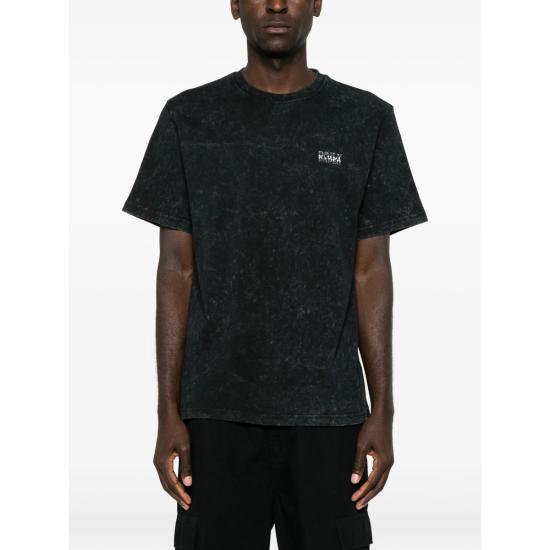 26FW 데일리 페이퍼 탑 2610149 TEXTURED M WABLK BLACK - DAILY PAPER