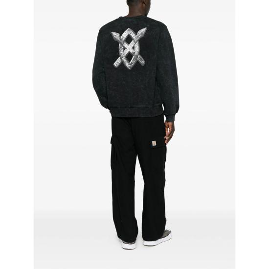 26FW 데일리 페이퍼 니트웨어 2610148 TEXTURED M WABLK BLACK - DAILY PAPER