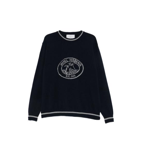 26FW 아이스 비 아이스버그 니트웨어 A011 7081 6689 BLUE