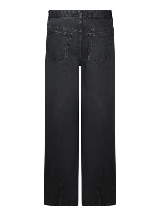 27FW 자크뮈스 더 오발로 드 님 데님 팬츠 PAW00609 AD00039 990 Black - JACQUEMUS