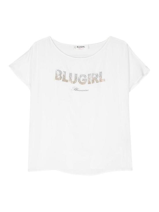  블루걸 반팔 티셔츠 RA4205T333214300 WHITE