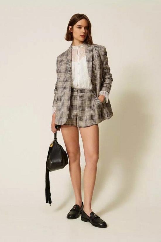 26FW 트윈셋 자켓 2006589559319 Grey - TWINSET