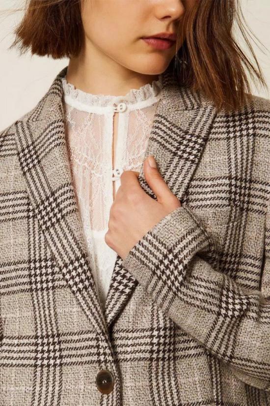 26FW 트윈셋 자켓 2006589559319 Grey - TWINSET