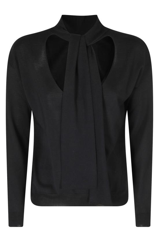 26FW 로베르토 콜리나 니트웨어 263FXB03003 099 Black - ROBERTO COLLINA