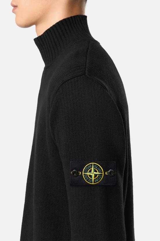 26FW 스톤 아일랜드 니트웨어 2100000564538 Black - STONE ISLAND