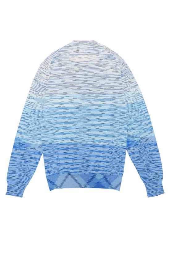  미소니 니트웨어 2018691353624 Blue - MISSONI
