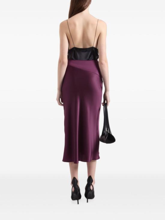 26FW 니나리찌 스커트 26ACJU017 SE1415 U3139 Burgundy - NINA RICCI