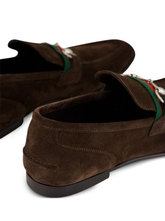 26FW 구찌 코모 홀스빗 스웨이드 로퍼 874936AAG9O2052 Brown - GUCCI