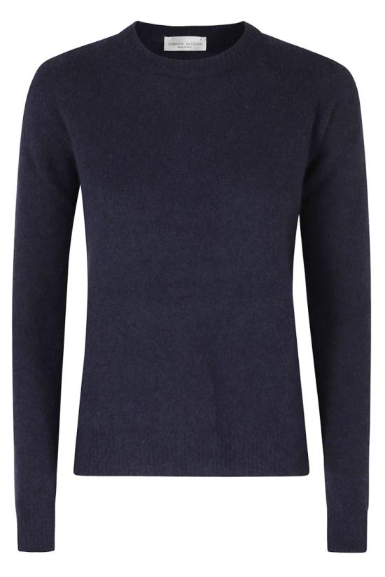 26FW 로베르토 콜리나 니트웨어 263FXB01001 099 Black - ROBERTO COLLINA