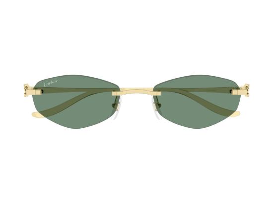 26FW 까르띠에 선글라스 그린 CT0675S 무테 팬서 - CARTIER