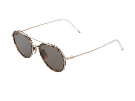 26SS 톰브라운 선글라스 UES801A 원형 호피무늬 - THOM BROWNE