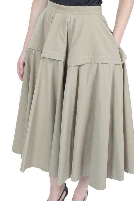 26SS 보테가베네타 스커트 2100000564309 Neutrals - BOTTEGA VENETA