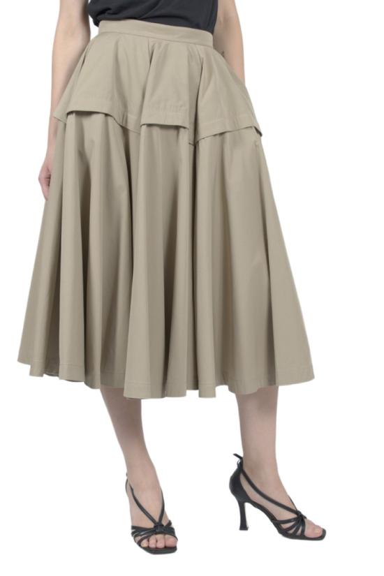 26SS 보테가베네타 스커트 2100000564309 Neutrals - BOTTEGA VENETA