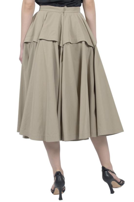 26SS 보테가베네타 스커트 2100000564309 Neutrals - BOTTEGA VENETA