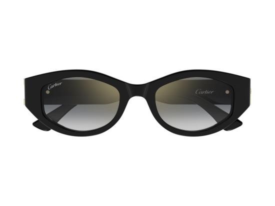 26FW 까르띠에 선글라스 골드 Ct0667s 오버사이즈 캣아이 - CARTIER