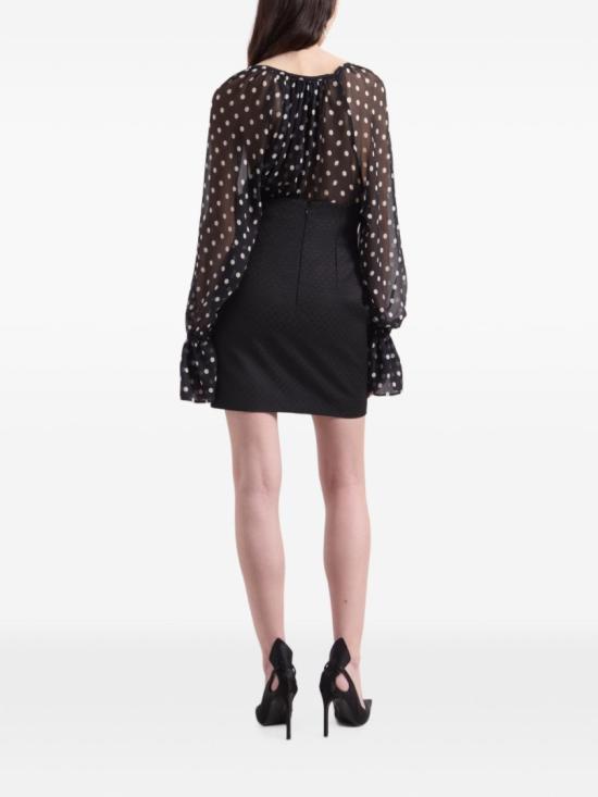 26FW 니나리찌 탑 26ACTO009 SE1409 I9072 Black - NINA RICCI