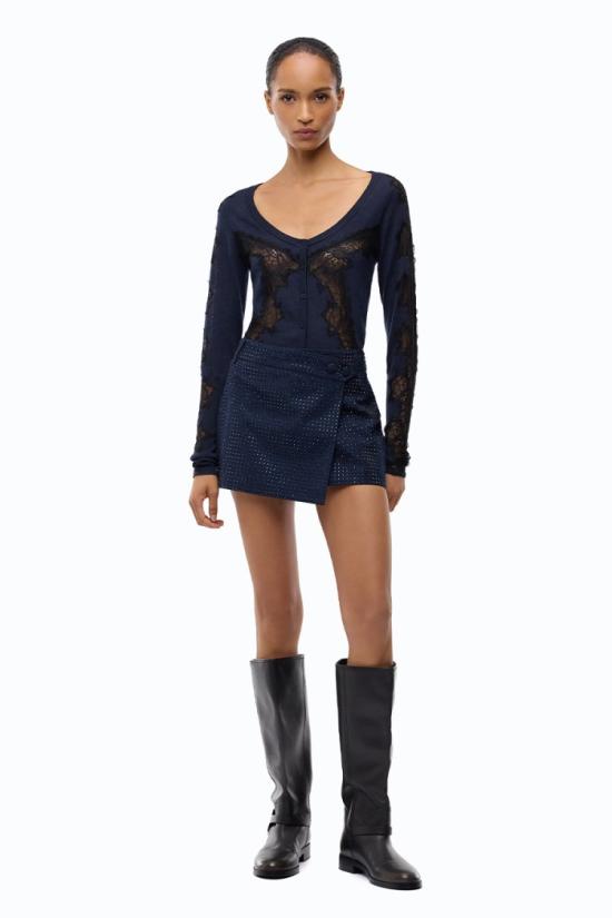 26FW 핑코 스커트 8053583001515 Blue - PINKO