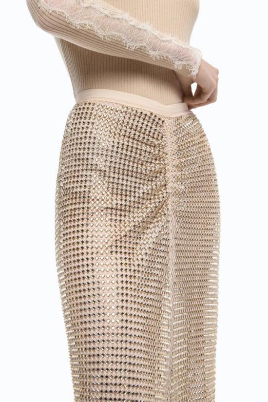 26FW 핑코 스커트 8053177577792 Gold - PINKO