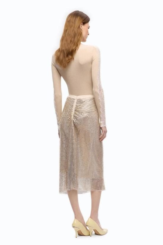 26FW 핑코 스커트 8053177577792 Gold - PINKO