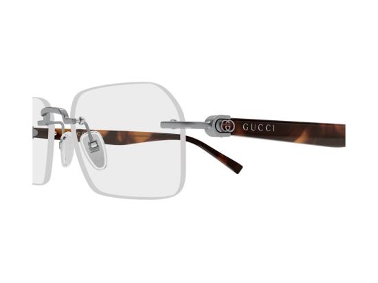 26FW 구찌 선글라스 호피무늬 GG2260O 무테 직사각형 안경 - GUCCI