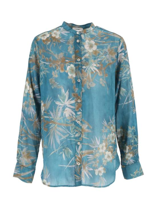 26FW 포르테포르테 탑 15233 my shirt Blue