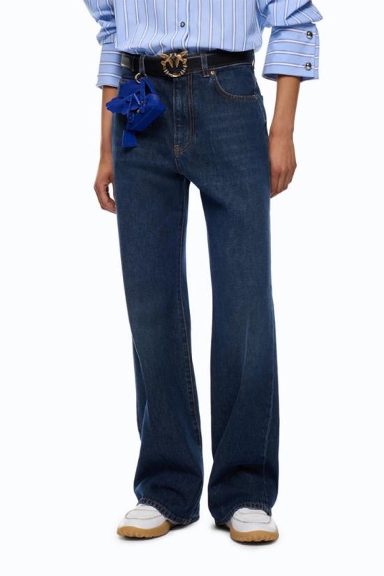 26FW 핑코 데님 8053177544121 Blue - PINKO