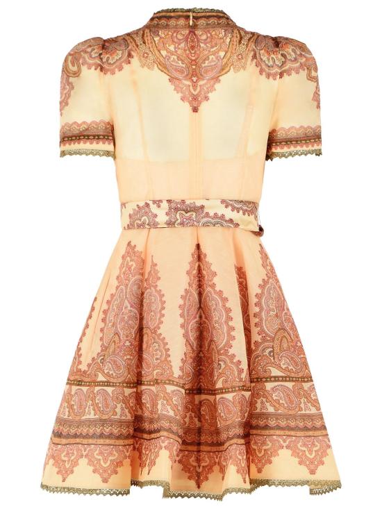 26FW 짐머만 숏 원피스 9767DF262LAPA Beige - ZIMMERMANN