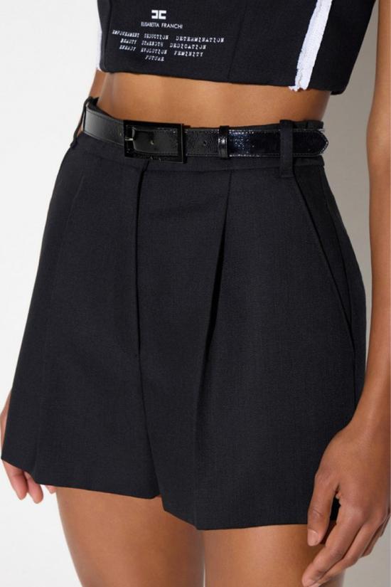 26FW 엘리자베타프랜치 숏팬츠 SH00767E211038 Black - ELISABETTA FRANCHI