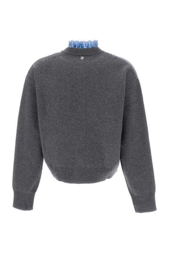 26FW 파코라반 니트웨어 26AMPU102ML0622M918 Grey - PACO RABANNE