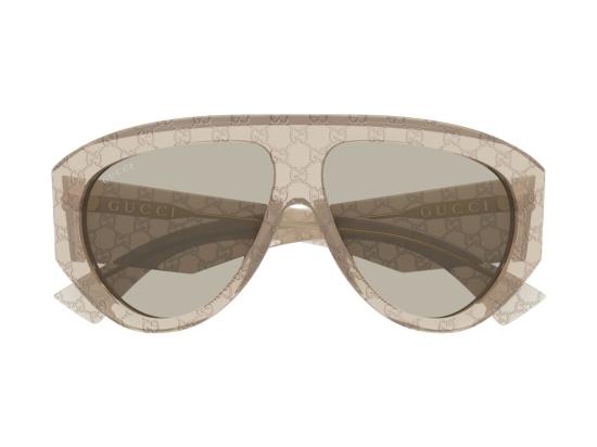 26FW 구찌 선글라스 반투명 베이지 GG2128S 아세테이트 캣아이 - GUCCI