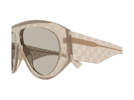 26FW 구찌 선글라스 반투명 베이지 GG2128S 아세테이트 캣아이 - GUCCI