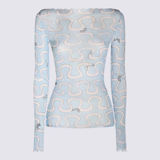 26FW 에밀리오푸치 탑 6UJM456U829032 Blue - EMILIO PUCCI