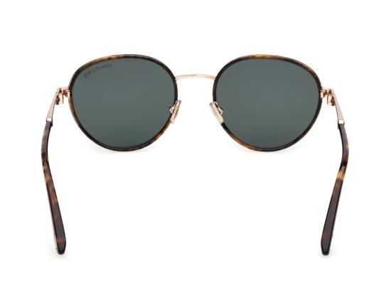 26SS 톰포드 선글라스 호피무늬 Ft1339 라운드 더블 브릿지 - TOMFORD