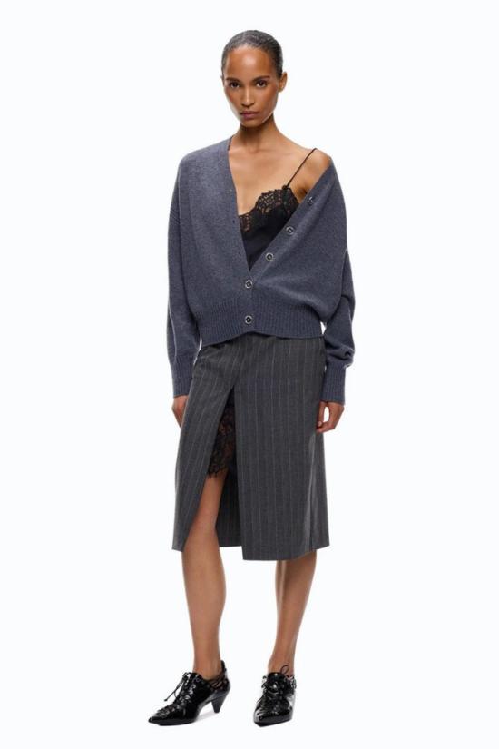 26FW 핑코 니트웨어 8053177538403 Grey - PINKO