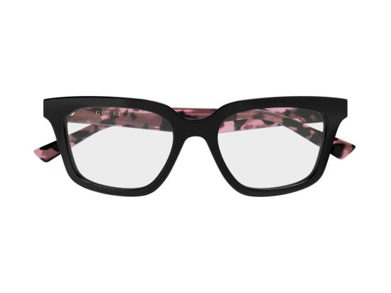 26FW 구찌 선글라스 글로시 블랙 GG2181O 아세테이트 스퀘어 안경 - GUCCI