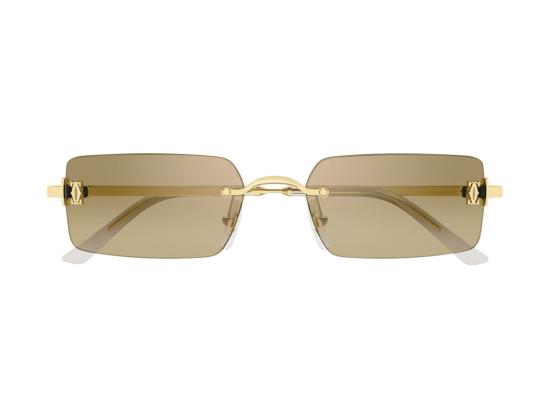 26FW 까르띠에 선글라스 브라운 CT0672S 무테 금속 - CARTIER