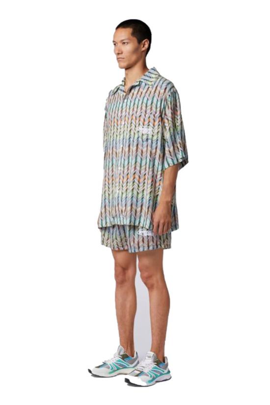  미소니 반팔 셔츠 8053147062372 Grey - MISSONI