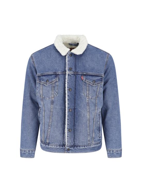 26FW 리바이스 데님 자켓 16365 0346WASHED AWAY SHERPA Blue